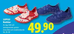 Lidl LUPILU Badskor erbjuda