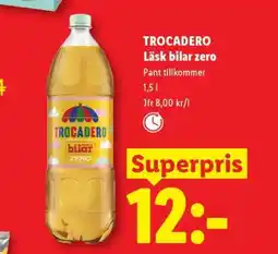 Lidl TROCADERO Läsk bilar zero erbjuda