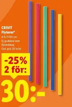Lidl CRIVIT Flytorm erbjuda