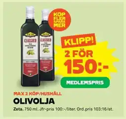 Stora Coop OLIVOLJA erbjuda