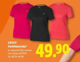 Lidl CRIVIT Funktionströja erbjuda