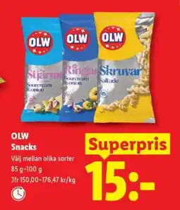 Lidl OLW snacks erbjuda