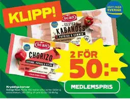 Stora Coop Kryddiga Korvar erbjuda