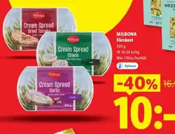 Lidl Milbona Färskost erbjuda
