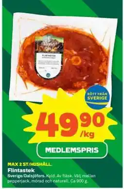 Stora Coop Flintastek erbjuda