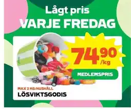 Stora Coop Lösviktsgodis erbjuda