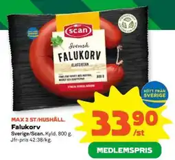 Stora Coop Falukorv erbjuda
