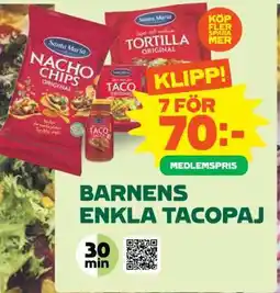 Stora Coop Santa Maria Nacho Chips Original erbjuda