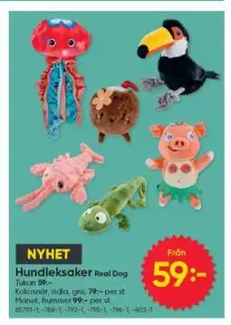 DollarStore Hundeleksaker Real Dog erbjuda