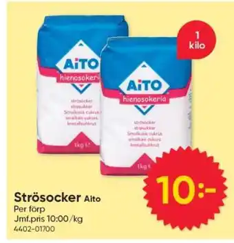 DollarStore Strösocker Aito erbjuda