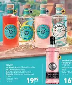 Citti Malfy Gin con Arancia, con Limone , Rosa. Originale., EUR 19.99 erbjuda