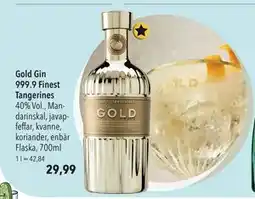 Citti Gold Gin 999.9 Finest Tangerines, EUR 29.99 erbjuda