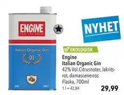 Citti Engine Italian Organic Gin, EUR 29.99 erbjuda
