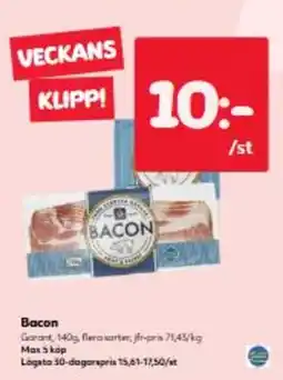 Hemköp Bacon erbjuda