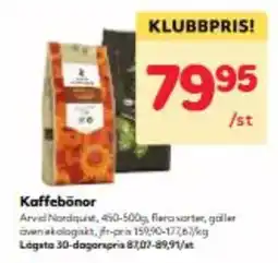 Hemköp Kaffebönor erbjuda