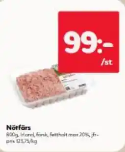 Hemköp Nötfärs erbjuda