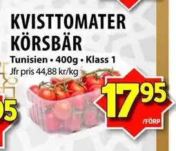Matvärlden Tensta KVISTTOMATER KÖRSBÄR erbjuda