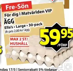 Matvärlden Tensta ÄGG, Medlemspris erbjuda