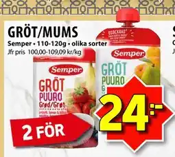 Matvärlden Tensta GRÖT/MUMS erbjuda