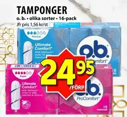Matvärlden Tensta TAMPONGER erbjuda