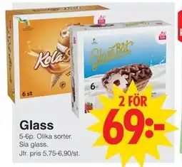Matöppet Glass erbjuda