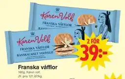 Matöppet Franska våfflor erbjuda