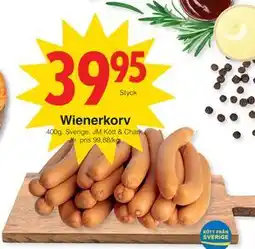 Matöppet Wienerkorv erbjuda
