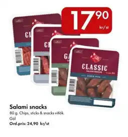 Snabbgross GÖL Salami snacks erbjuda