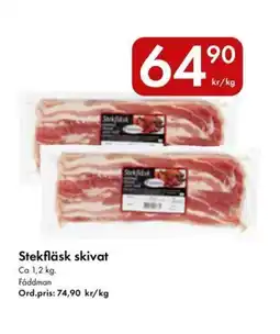 Snabbgross FÅDDMAN Stekfläsk skivat erbjuda