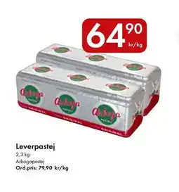 Snabbgross ARBOGAPASTEJ Leverpastej erbjuda