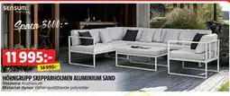 Bauhaus HÖRNGRUPP SKEPPARHOLMEN ALUMINIUM SAND erbjuda