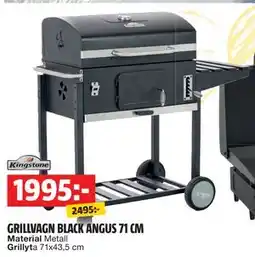 Bauhaus GRILLVAGN BLACK ANGUS 71 CM erbjuda