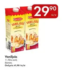 Snabbgross Ekströms Vaniljsȧs erbjuda