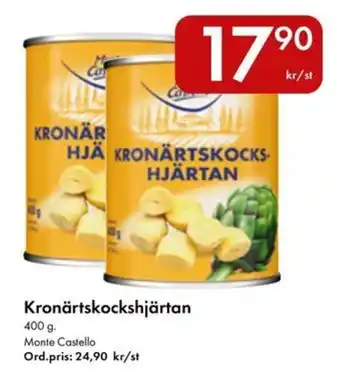 Snabbgross Monte Castello Kronärtskockshjärtan erbjuda