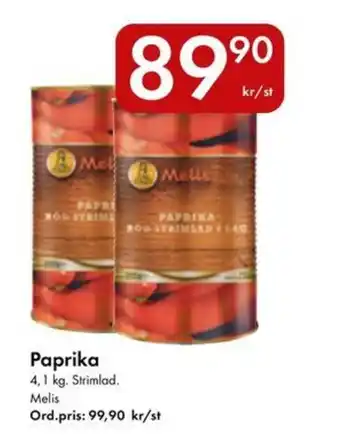 Snabbgross Melis Paprika erbjuda
