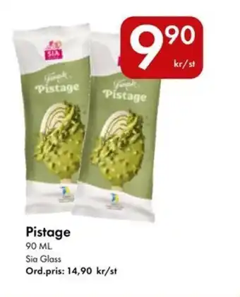 Snabbgross Sia Glass Pistage erbjuda