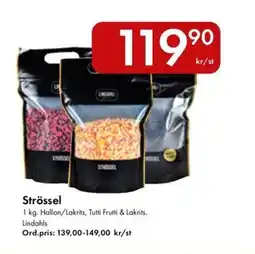 Snabbgross Lindahls Strössel erbjuda