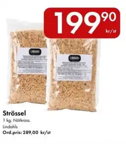 Snabbgross Lindahls Strössel erbjuda