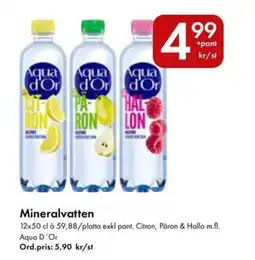 Snabbgross Aqua D'Or Mineralvatten erbjuda