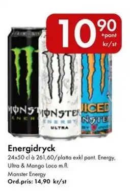 Snabbgross Monster Energy Energidryck erbjuda