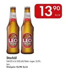 Snabbgross Leo Starköl erbjuda
