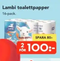 Bo Ohlsson Lambi toalettpapper erbjuda