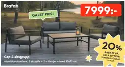 Bo Ohlsson Cap 2-sitsgrupp erbjuda