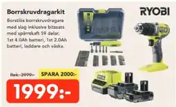 Bo Ohlsson RYOBI Borrskruvdragarkit erbjuda