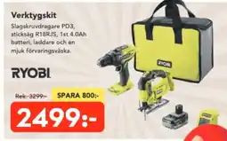 Bo Ohlsson RYOBI Verktygskit erbjuda