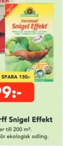 Bo Ohlsson Neudorff Snigel Effekt erbjuda