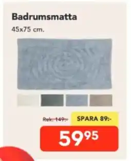 Bo Ohlsson Badrumsmatta erbjuda