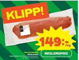 Stora Coop Färsk laxfilé, Medlemspris erbjuda