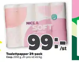 Stora Coop Toalettpapper 24-pack erbjuda