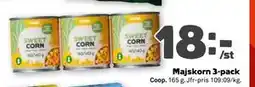 Stora Coop Majskorn 3-pack erbjuda